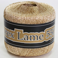 Пряжа Люрекс Ламе 550 / Lurex Lame - цвет 0901 Gold