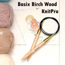 Спицы круговые Basix Birch Wood KnitPro